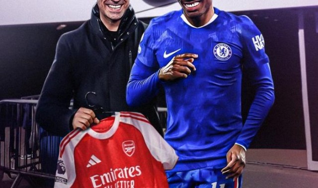 电讯报：马杜埃凯场均射门、推进、夺回球权均高过萨卡&amp;amp;马丁内利